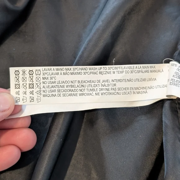 Zara Man Black And Tropical Print Bomber Jacket ~ Size Medium - Picture 11 of 15